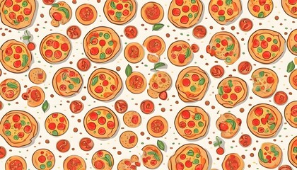 seamless pattern with easter eggs