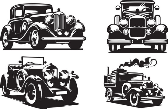 classic car icon vector illustration