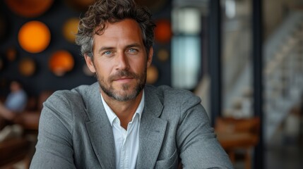 Obraz premium portrait of a man in a suit 