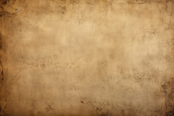 Obraz premium Processed collage of ancient scroll sheet of brown aged paper texture. Background for banner
