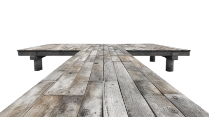 Pier isolated on transparent background