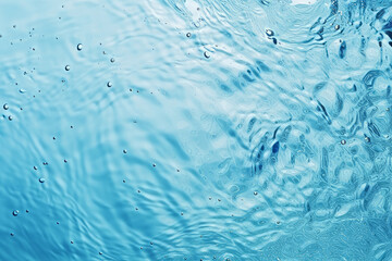 Processed collage of clean blue water texture. Background for banner, backdrop or texture