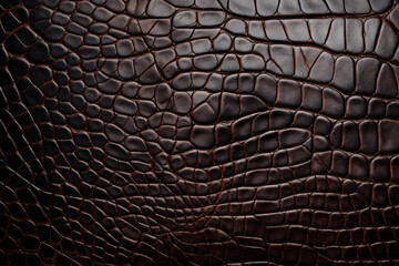 Processed collage of dark leather surface texture. Background for banner, backdrop or texture