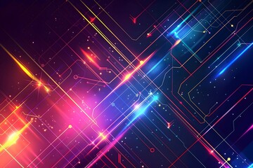 Abstract digital in futuristic technology design line and digital motion, creating a business themed abstract background	