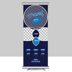 Corporate  roll up banner design for your flower shope 
