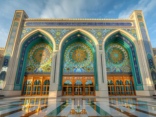 Obraz premium detail of a mosque country