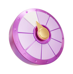 Casino wheel of fortune 3d rendering illustration