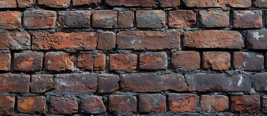 Obraz premium A detailed view of a brick wall showcasing numerous individual bricks, emphasizing the craftsmanship and visual beauty of brickwork.