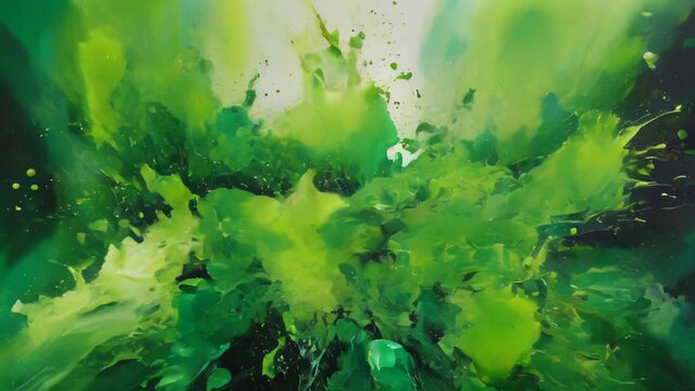 Abstract liquid background. AI