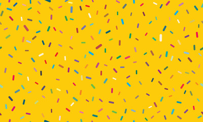 scatter sugar strand childrens party gift wrapping seamless recolorable vector texture background