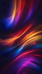 Fototapeta premium Dark Abstract Art, Contemporary, Modern, Creative, Painting, Design, Expression, Artistic, Abstract Expressionism, Visual, Conceptual, Unique, Moody, Mysterious, Atmospheric, AI Generated