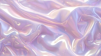 Texture pattern tiles repeat of abstract plastic resin white fluid background with soft lucid glitter weaves. Loopable image background sequence