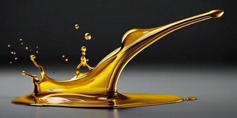 golden honey dripping