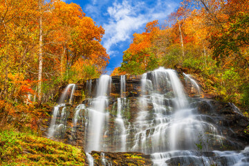 Amicalola Falls, Georgia, USA in Autumn