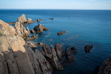 Las SirenS rock formations Cabo de Gata