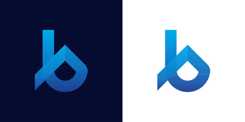 B icon initial logo real estate home property graphic design © svsetyo