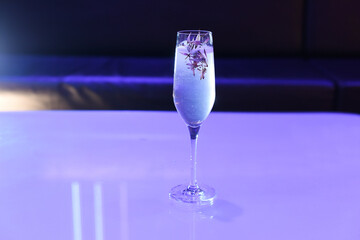cocktail bleu glace