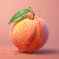 Peach fuzz fruit color beautiful colour