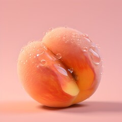 Peach fuzz fruit color beautiful colour