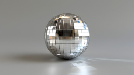 Fototapeta na wymiar disco ball isolated on white