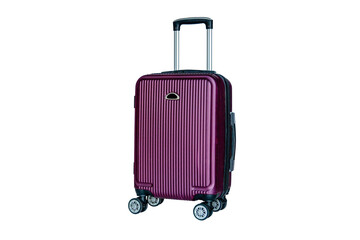 suitcase isolated on white background, travel concept of luggage