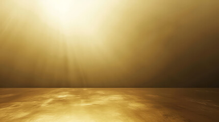 A soft golden glow creating a serene and warm abstract background.