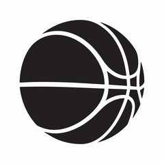 Basketball black silhouettee