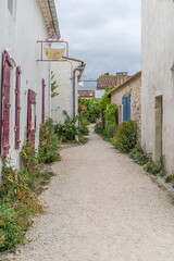 Ruelle pittoresque de Talmont-sur-Gironde, Charente-Maritime