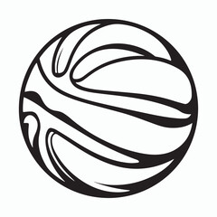 Basketball black silhouettee