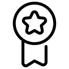 award icon, simple vector design