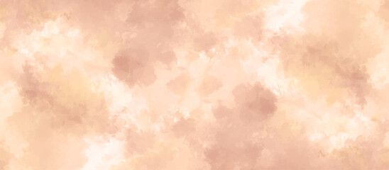 Abstract watercolor texture background .Colorful pastel drawing paper texture .watercolor picture painting vector illustration background .Beige watercolor texture for cards, flyers, poster, banner.