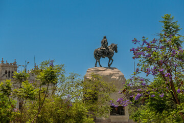 Plaza San Martín is one of the most representative public spaces of the city of Lima, Peru.