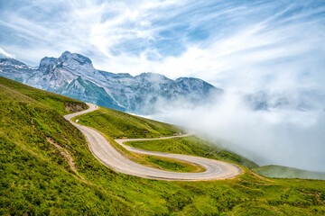 Mountain Hairpin Road