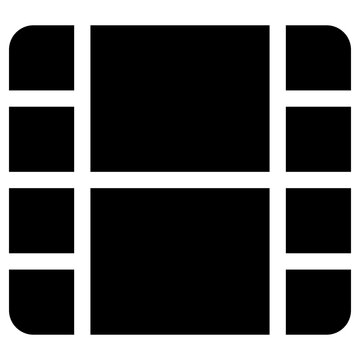 film icon, simple vector design