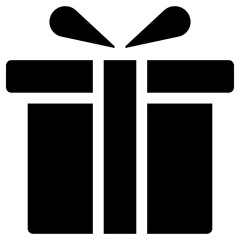 gift icon, simple vector design