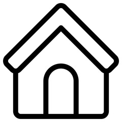 home icon, simple vector design