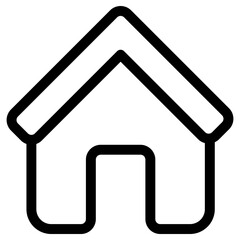 home icon, simple vector design