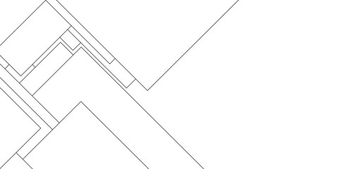 Abstract modern seamless Design black and white background, geometric pattern of black and white tone of many squares and rectangle,  Paper geometric composition with abstract lines, Mock-ups paper.