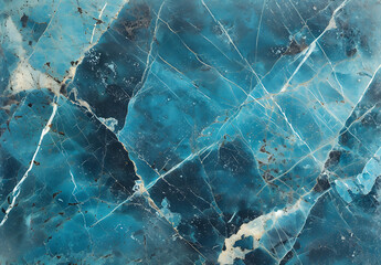 blue marble background with blue and white color in t - obrazy, fototapety, plakaty