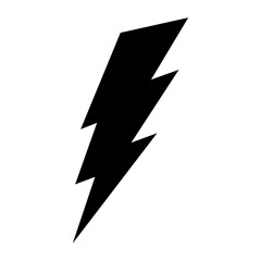 Thunderbolt Lightning Icons. Flash Lighting Icon | Power, Energy and Thunder Electricity Symbol | Lightning bolt black silhouette svg icon