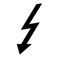 Thunderbolt Lightning Icons. Flash Lighting Icon | Power, Energy and Thunder Electricity Symbol | Lightning bolt black silhouette svg icon