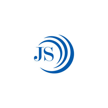JS logo. JS set , J S design. White JS letter. JS, J S letter logo design. Initial letter JS letter logo set, linked circle uppercase monogram logo. J S letter logo vector design.	
