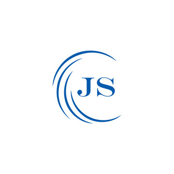 JS logo. JS set , J S design. White JS letter. JS, J S letter logo design. Initial letter JS letter logo set, linked circle uppercase monogram logo. J S letter logo vector design.	
