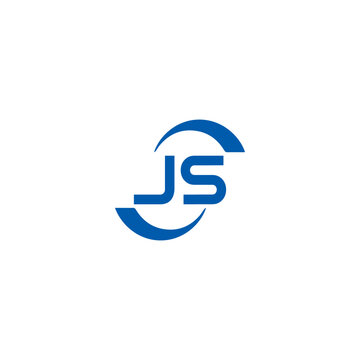 JS logo. JS set , J S design. White JS letter. JS, J S letter logo design. Initial letter JS letter logo set, linked circle uppercase monogram logo. J S letter logo vector design.	

