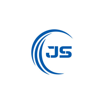JS logo. JS set , J S design. White JS letter. JS, J S letter logo design. Initial letter JS letter logo set, linked circle uppercase monogram logo. J S letter logo vector design.	
