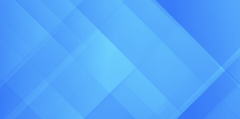 Abstract full color of blue gradient geometric pattern, Abstract geometric Blue business banner background, Diamond and line shapes in random geometric blue gradient lines. light blue background.