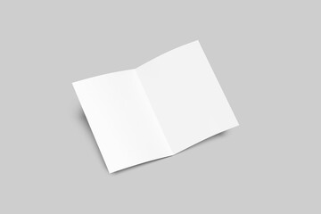 A5 Bifold Brochure Blank