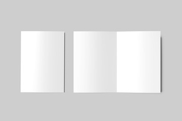 A5 Bifold Brochure Blank