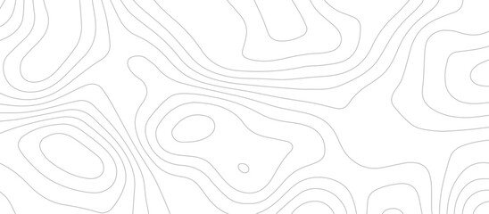 Abstract topographic Contour Map Subtle White Vector Background . Blank Detailed topographic patter line map background .Topographic Map Of wild west Abstract Vector Background.