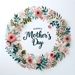 Obraz na płótnie Canvas Infinite Love: Happy Mother's Day Written Image